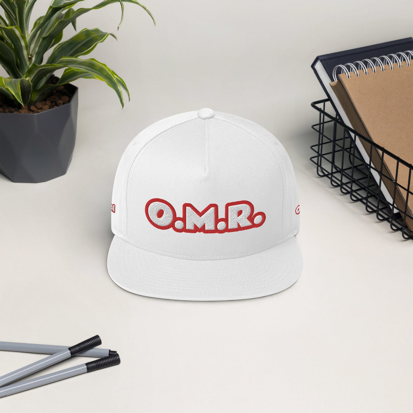 O.M.R. Flat Bill Cap