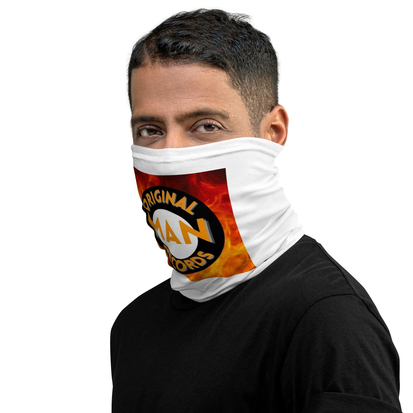 Original Man Records Neck Gaiter