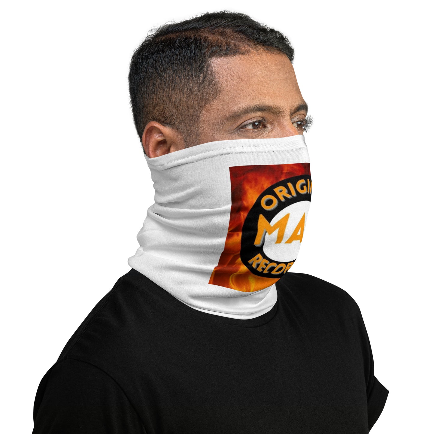 Original Man Records Neck Gaiter
