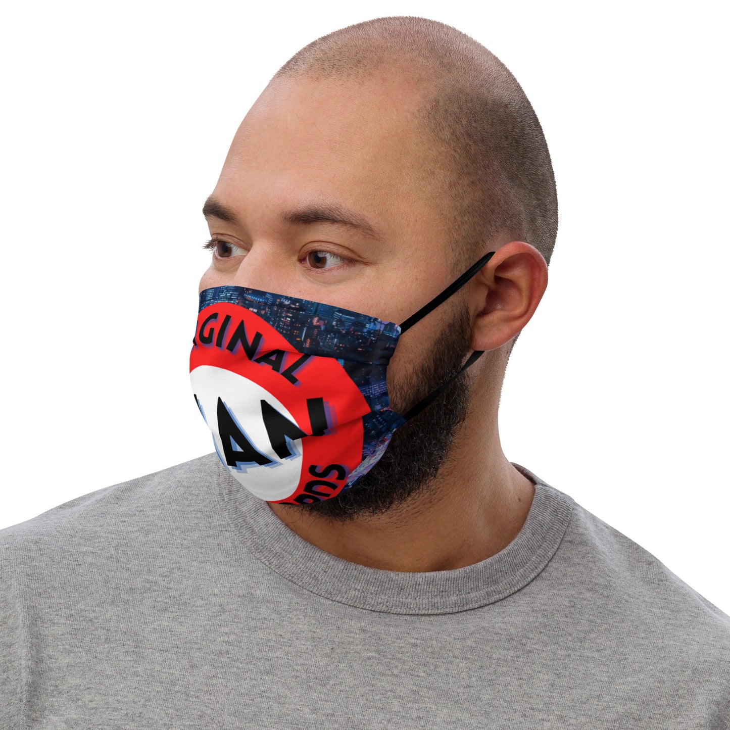Original Man Records Premium face mask