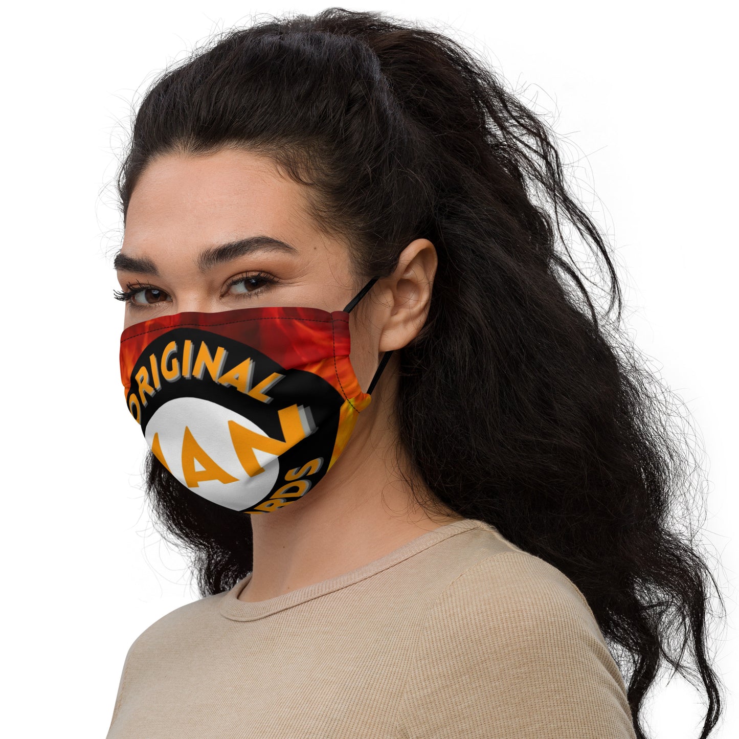 Original Man Records Premium face mask
