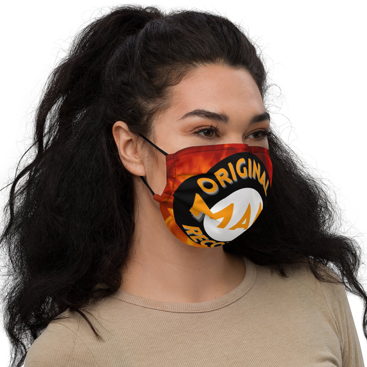 Original Man Records Premium face mask
