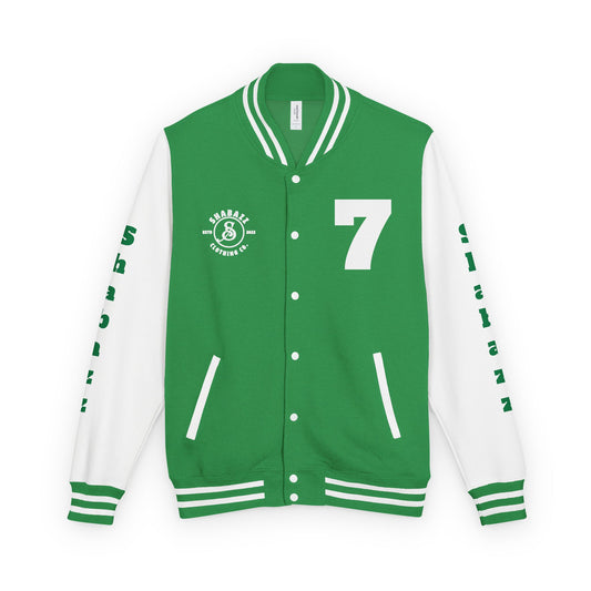 Shabazz Unisex Letterman Jacket - Sporty Style, Perfect for Gamers | Vintage, Casual Wear, Team Spirit, Gifts for Him/Her, Fashion Statement
