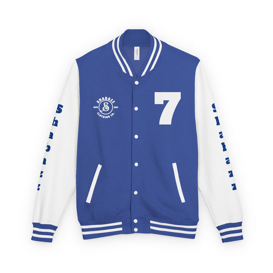Shabazz Unisex Letterman Jacket - Sporty Style, Perfect for Gamers | Vintage, Casual Wear, Team Spirit, Gifts for Him/Her, Fashion Statement