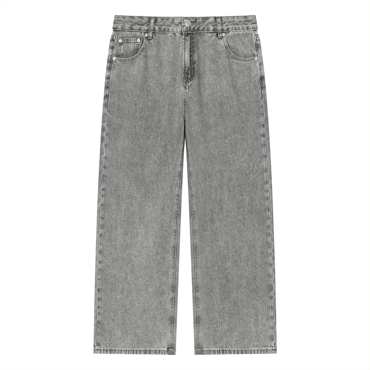 Shabazz Unisex Vintage Wash Straight Leg Jeans