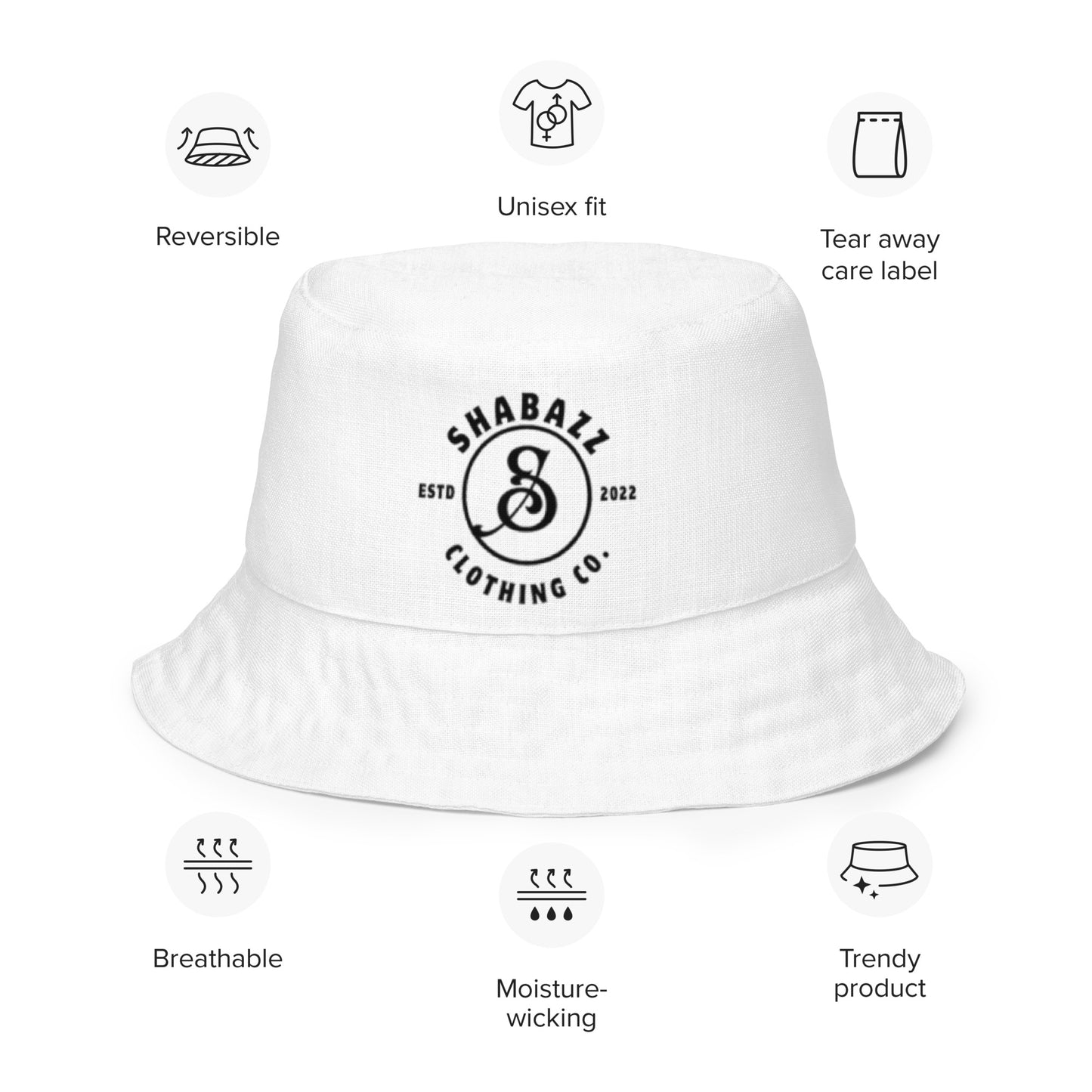 Shabazz Reversible bucket hat