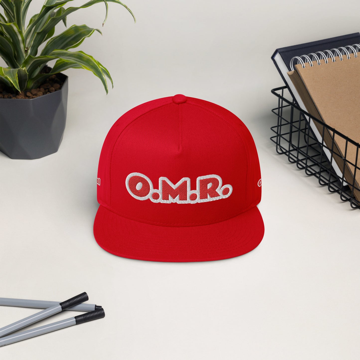 O.M.R. Red Bill Cap