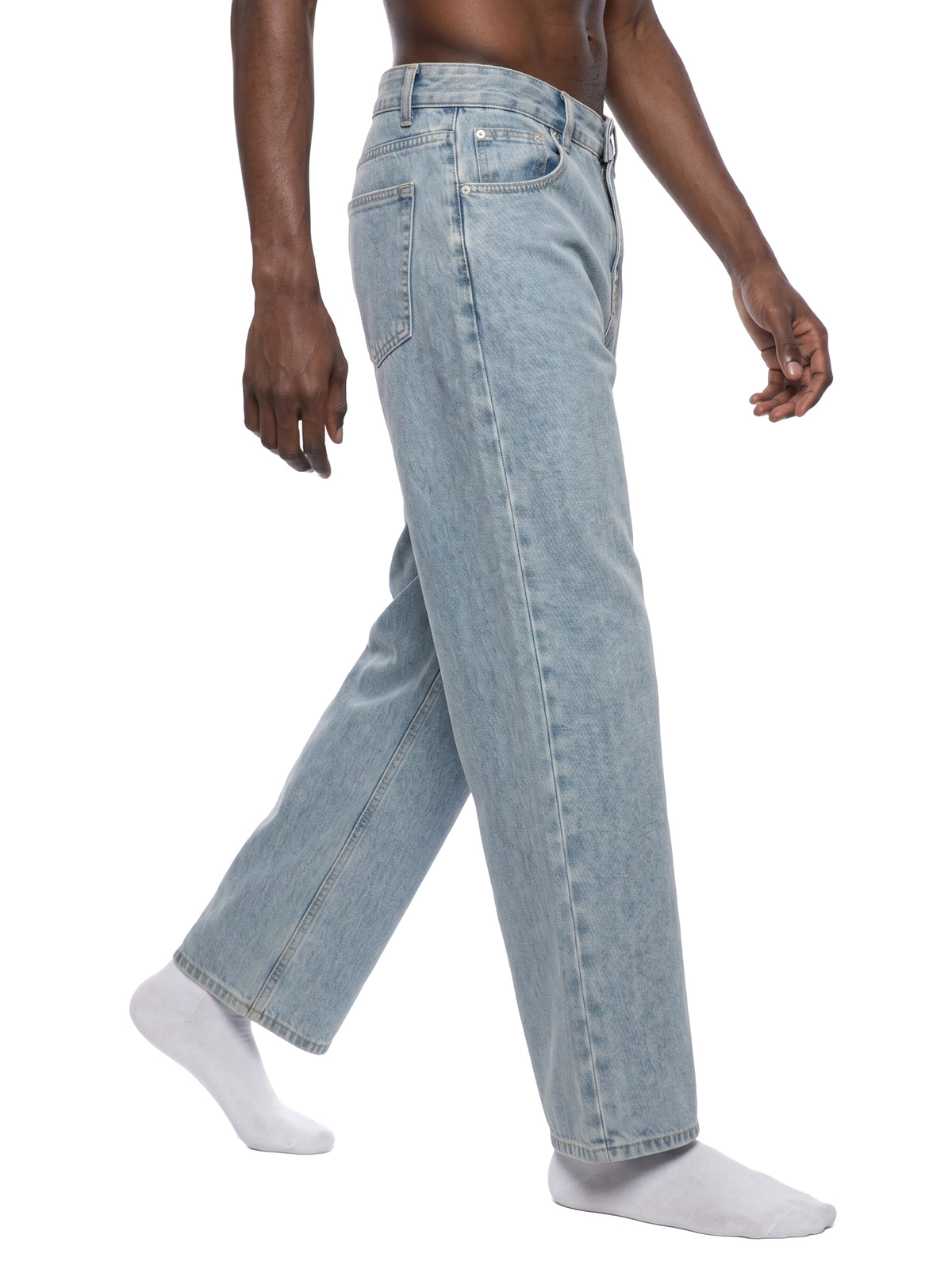 Shabazz Unisex Vintage Wash Straight Leg Jeans