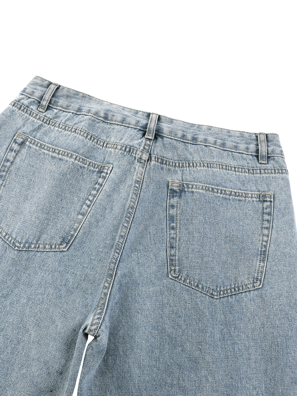 Shabazz Unisex Vintage Wash Straight Leg Jeans