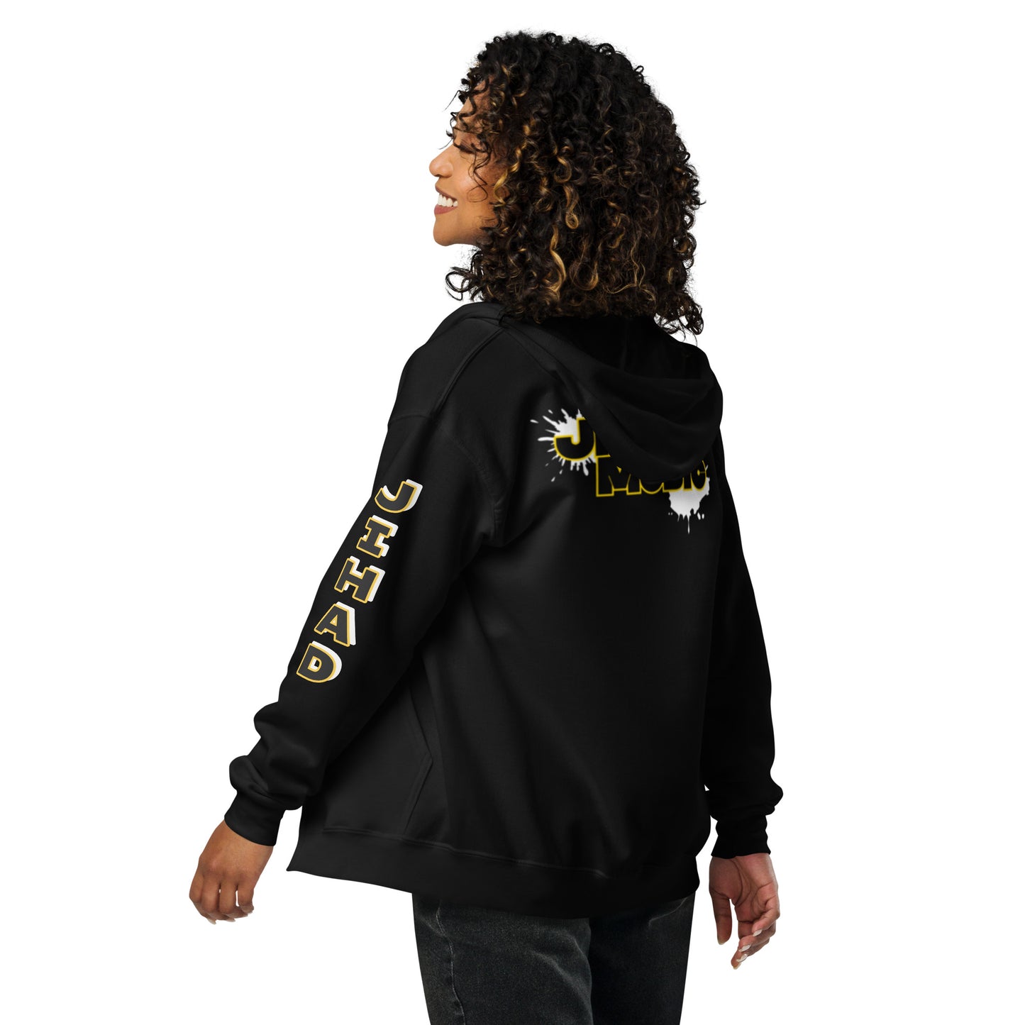 Jihad Music Unisex heavy blend zip hoodie