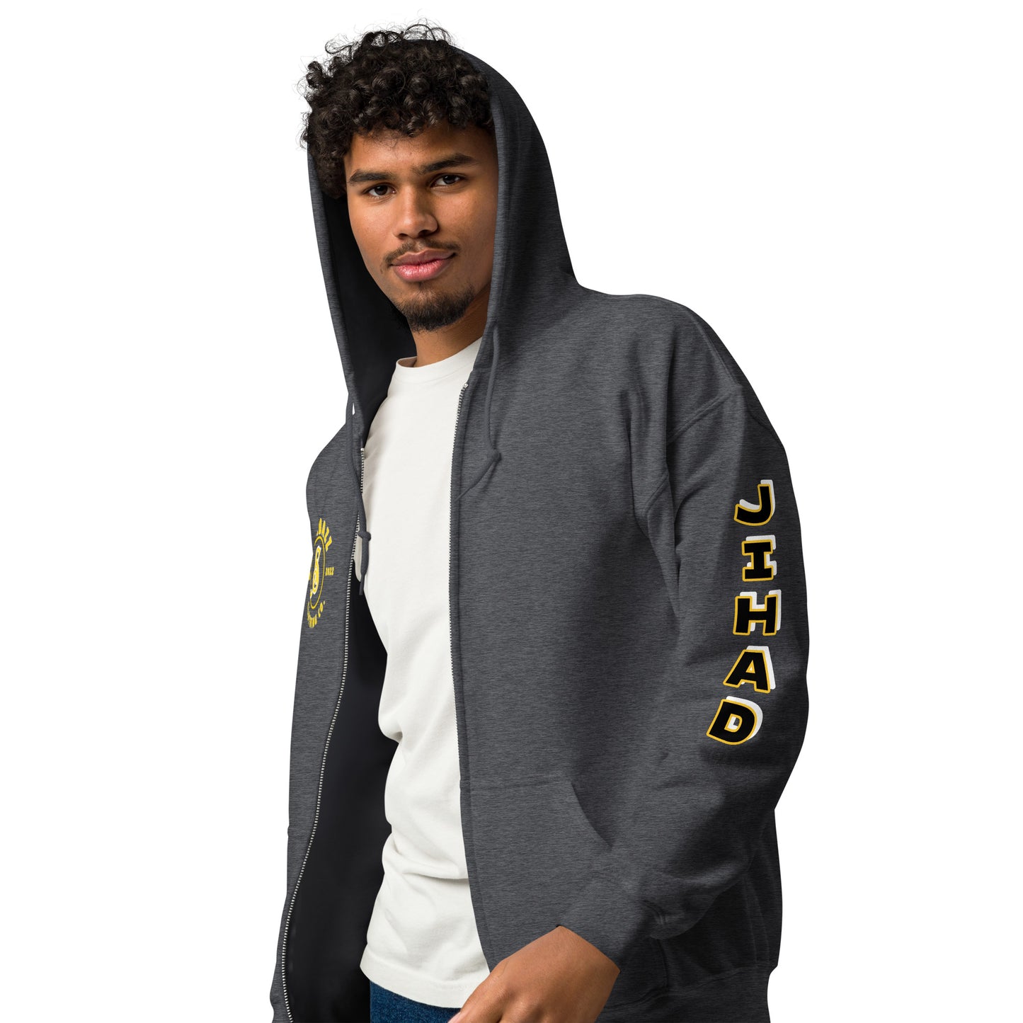 Jihad Music Unisex heavy blend zip hoodie