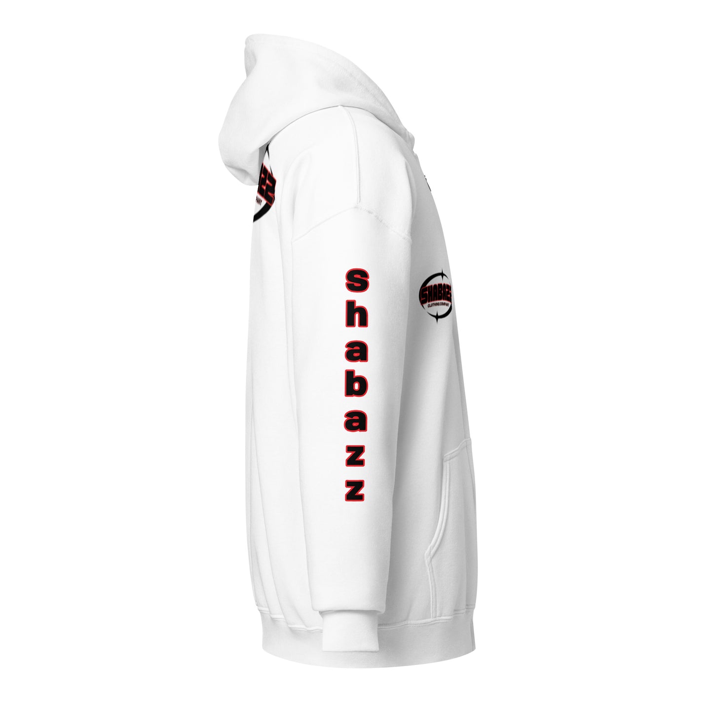 Shabazz White Unisex heavy blend zip hoodie