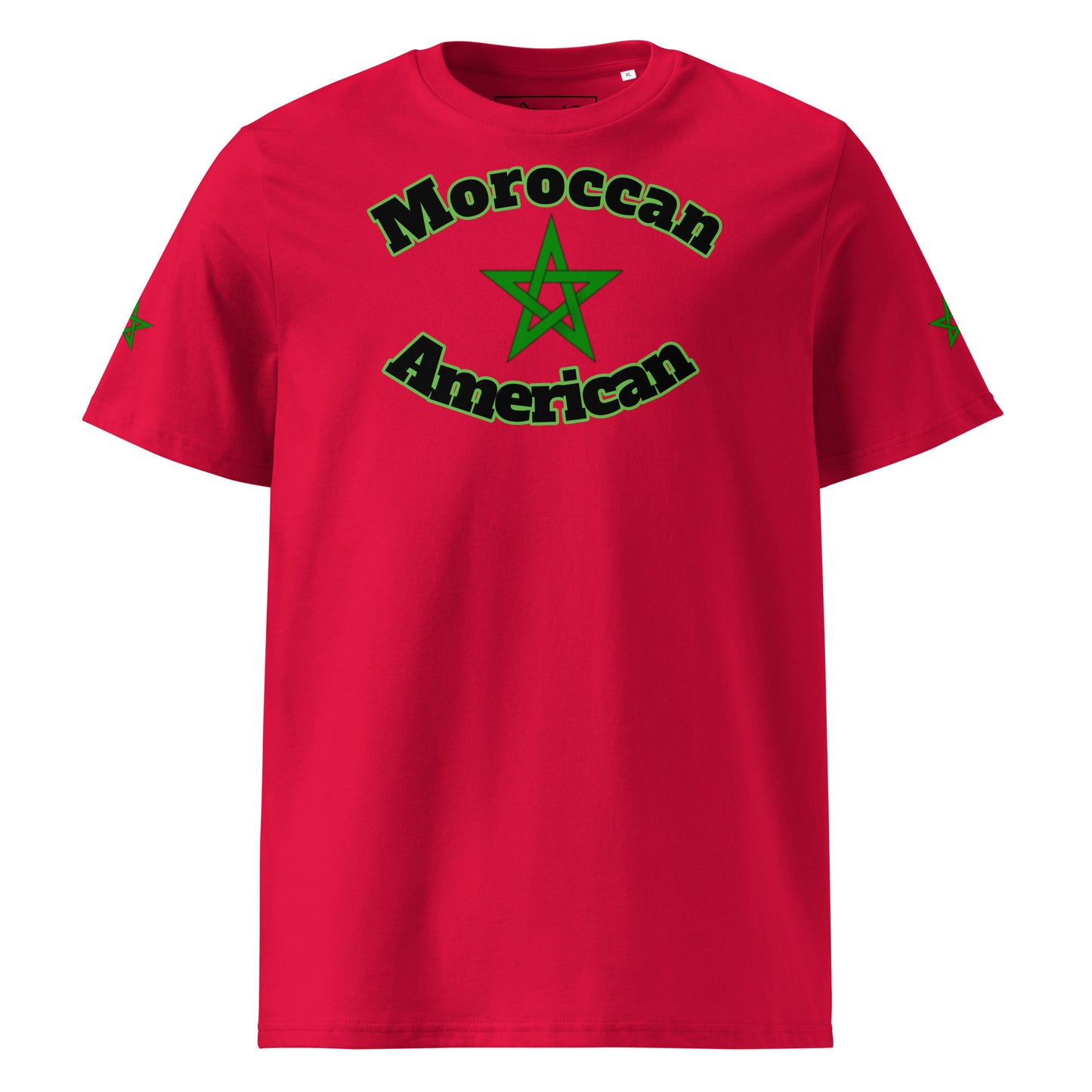 Moroccan American Unisex organic cotton t-shirt