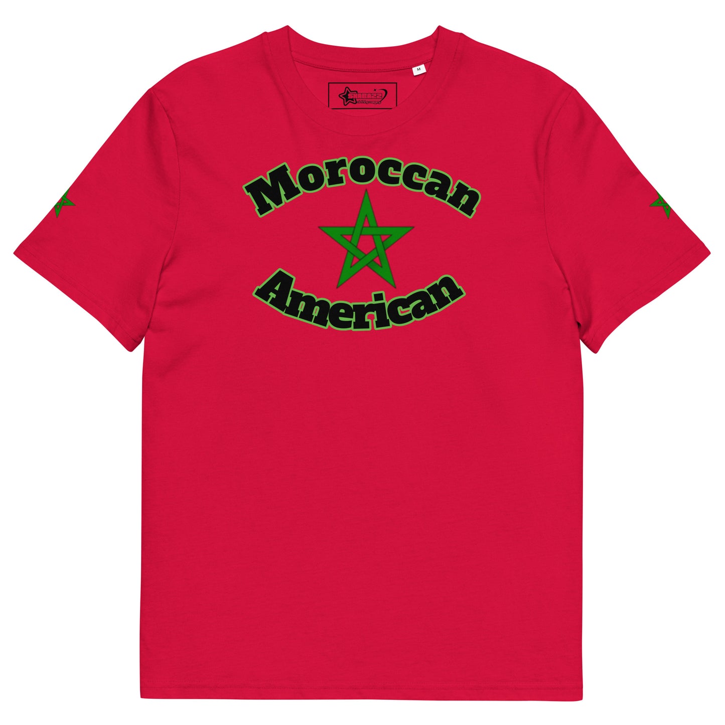 Moroccan American Unisex organic cotton t-shirt