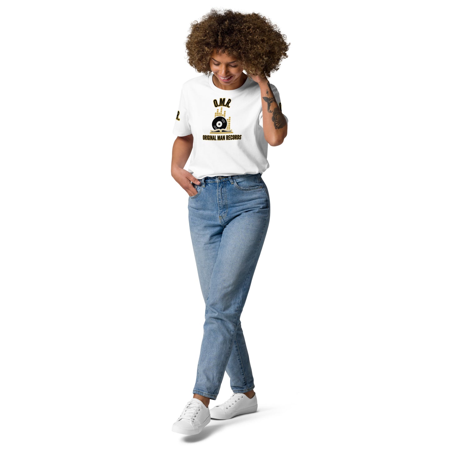 Original Man Records Unisex organic cotton t-shirt