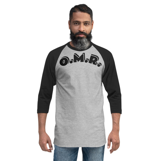 3/4 sleeve Original Man Records O.M.R. shirt
